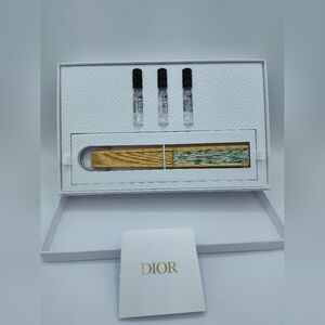 Christian Dior VIP Exclusive Gift Set – Bamboo Fan & Lucky Trio Rare NIB